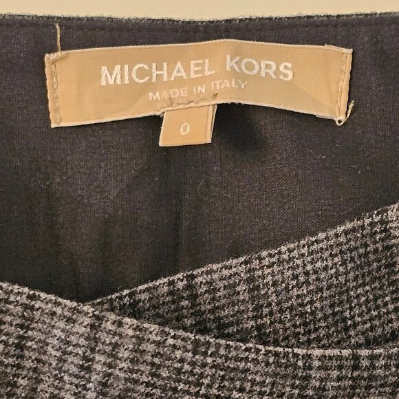 NTW Michael Kors wool blend checked pants size 0/xs - Picture 3 of 5
